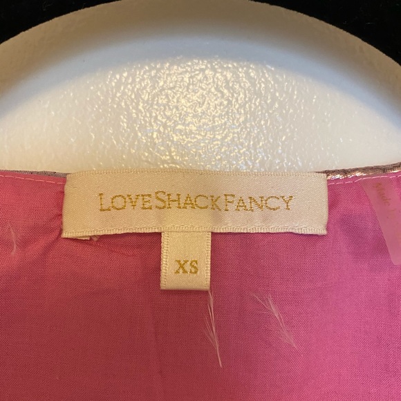LoveShackFancy Gabriella Dress in Palm Beach Pink - Picture 5 of 9
